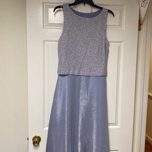 Periwinkle full length evening dress, size 10. By Molly Malloy Evening. Gorgeous